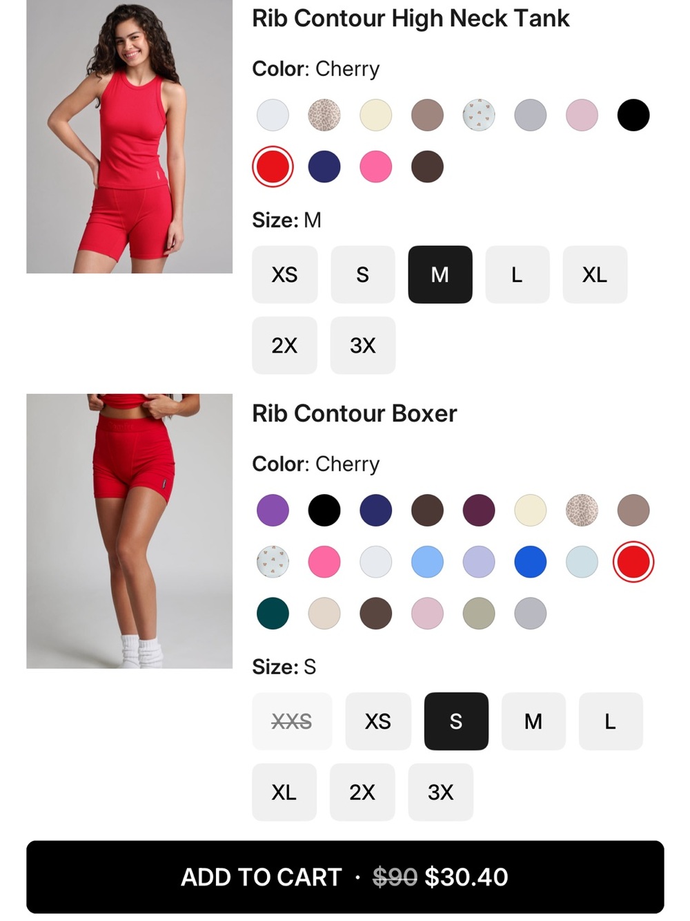 Comfrt Rib Contour high neck top and bottom